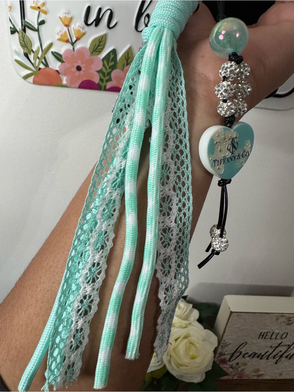 Blue Phone/Key/Bag Chain #P1131 - Picture 9 of 11